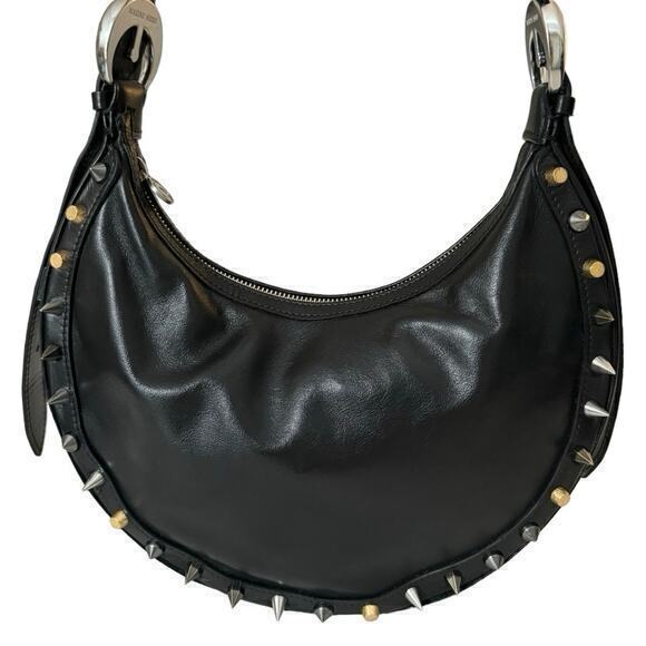 MARINE‎ SERRE Stud Eclipse Crescent Moon Shoulder bag - Picture 5 of 14